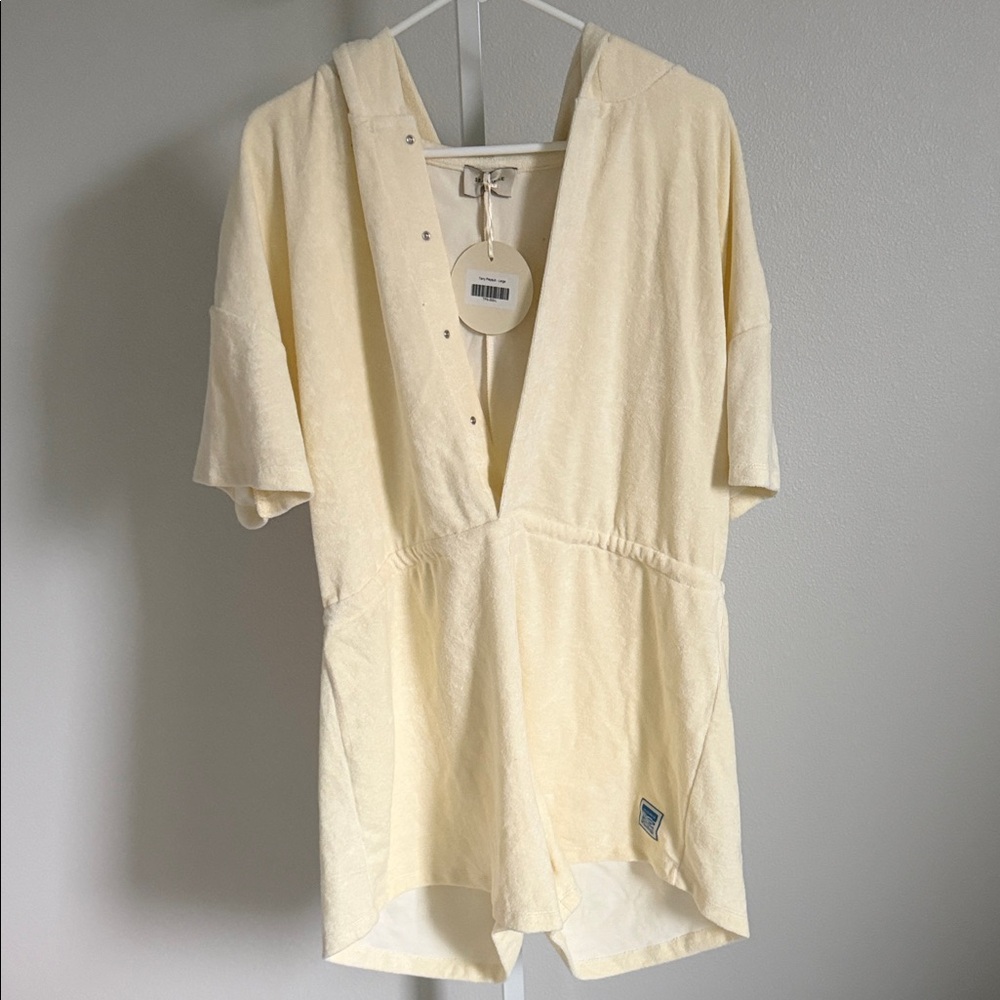 Seaquelle Terrycloth Hooded Romper